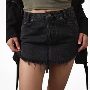 Free People | We The Free NWT Ski High Mini Skirt Black Sz 12